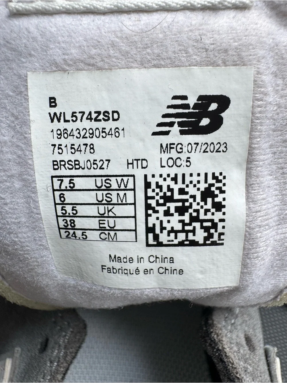 New Balance Women's Gray and White Sneakers